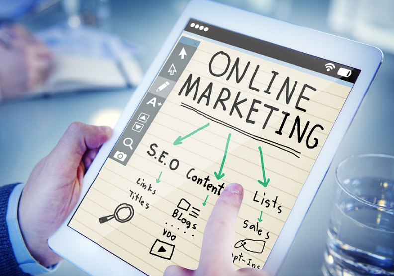 onine marketing on tab